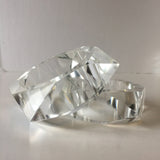 Clear Plastic Bangle Bracelet Contemporary Costume Jewelry