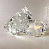 Clear Plastic Bangle Bracelet Contemporary Costume Jewelry