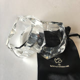 Clear Plastic Bangle Bracelet Contemporary Costume Jewelry