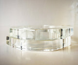 Clear Plastic Bangle Bracelet Contemporary Costume Jewelry