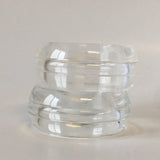 Clear Plastic Bangle Bracelet Contemporary Costume Jewelry