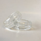 Clear Plastic Bangle Bracelet Contemporary Costume Jewelry