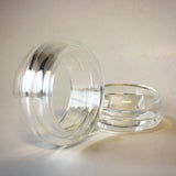 Clear Plastic Bangle Bracelet Contemporary Costume Jewelry