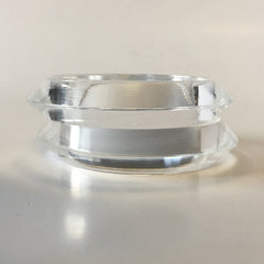 Clear Plastic Bangle Bracelet Contemporary Costume Jewelry