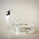 Clear Plastic Bangle Bracelet Contemporary Costume Jewelry