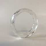 Clear Plastic Bangle Bracelet Contemporary Costume Jewelry