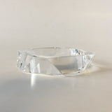 Clear Plastic Bangle Bracelet Contemporary Costume Jewelry