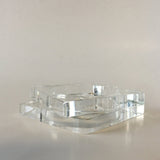 Clear Plastic Bangle Bracelet Contemporary Costume Jewelry