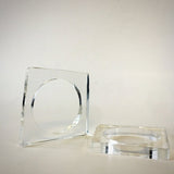 Clear Plastic Bangle Bracelet Contemporary Costume Jewelry