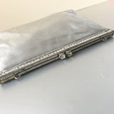 Walborg Metallic Silver Clutch Bag made in Hong Kong