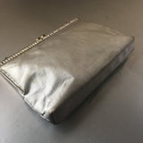 Walborg Metallic Silver Clutch Bag made in Hong Kong