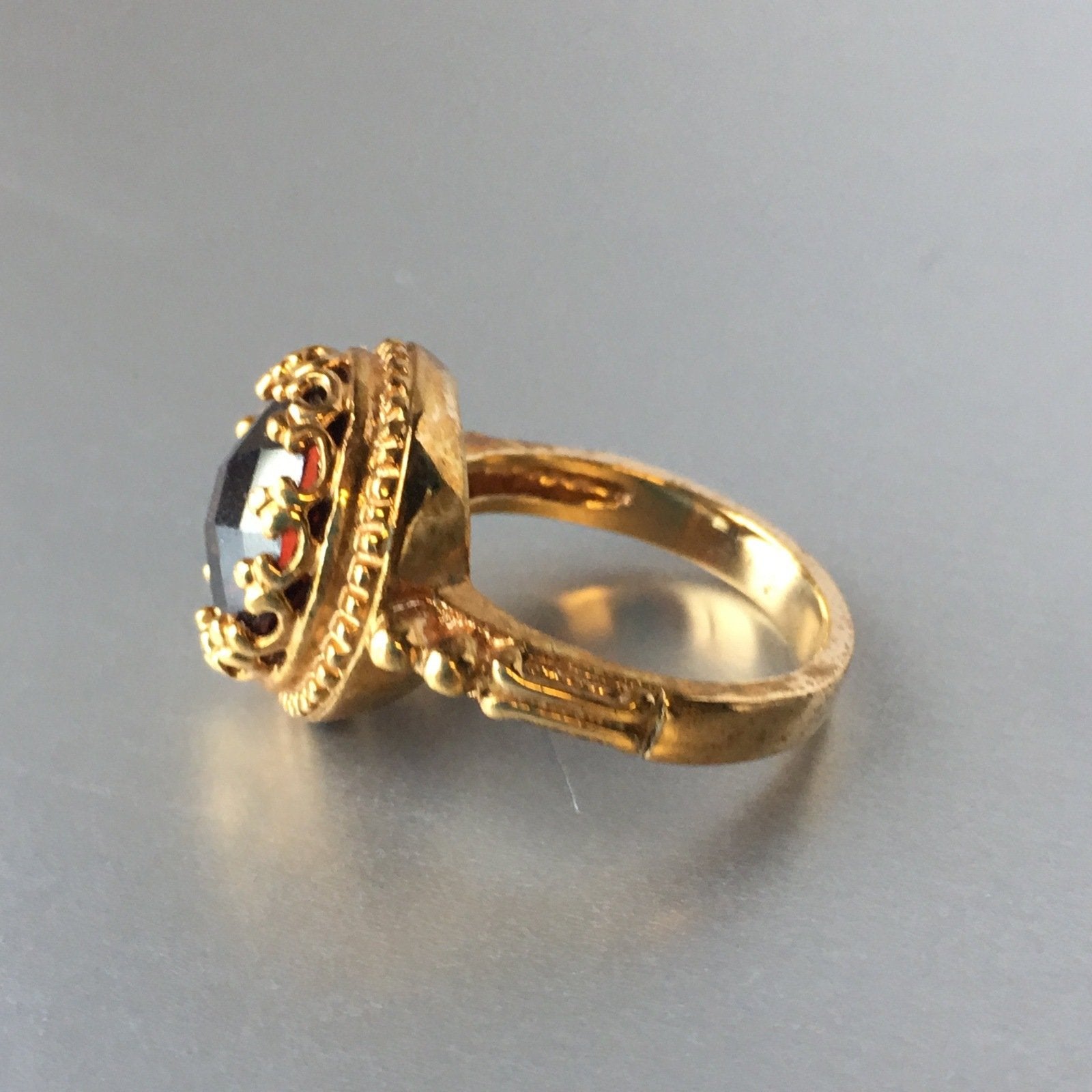 Victorian High Cocktail Ring Vintage Jewelry