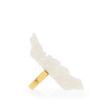 Lele Sadoughi Crystal Lily Ring Contemporary Jewelry Bijoux