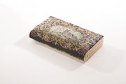 Victorian purse tapestry bag with intricate needlepoint design and vintage appeal.