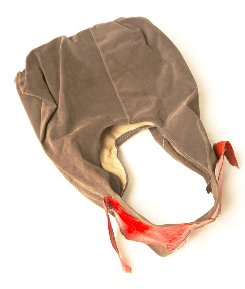 Suede Hobo Bag Tilapia Fish Skin Leather Handbag Slouch Bohemian Large Handbag Ethnic new handmade