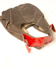 Suede Hobo Bag Tilapia Fish Skin Leather Handbag Slouch Bohemian Large Handbag Ethnic new handmade