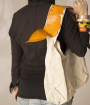 Suede Hobo Bag Tilapia Fish Skin Leather Handbag Slouch Bohemian Large Handbag Ethnic new handmade