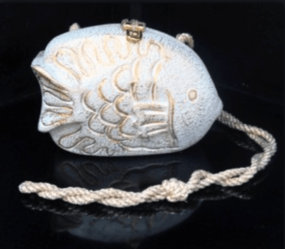 Timmy Woods of Beverly Hills Fish Novelty Clutch Bag