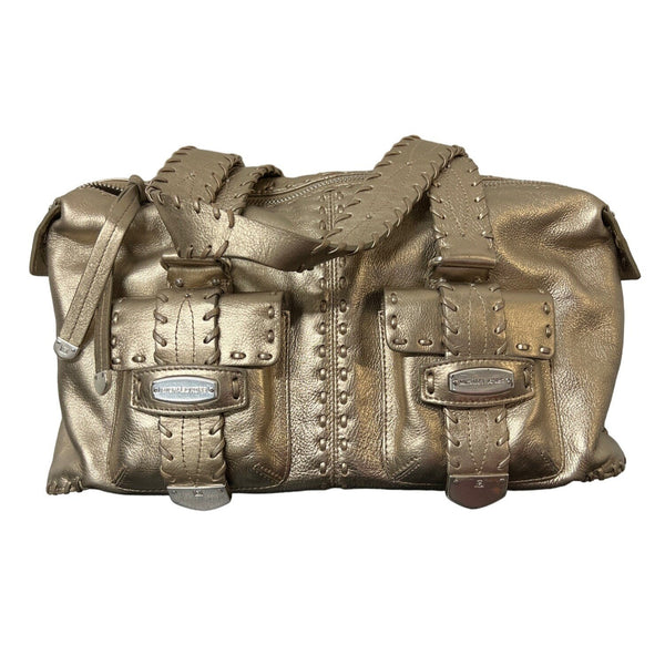 Michael Kors Golden Metallic Leather bag