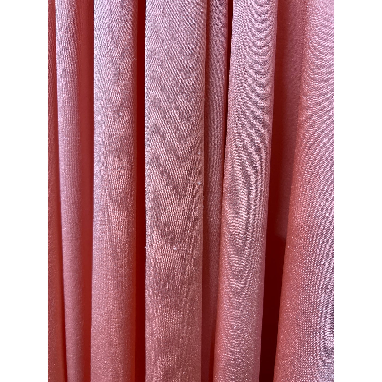 Vintage Jack Brian 1970 Maxi Dress Salmon Pink Beaded Special Evening