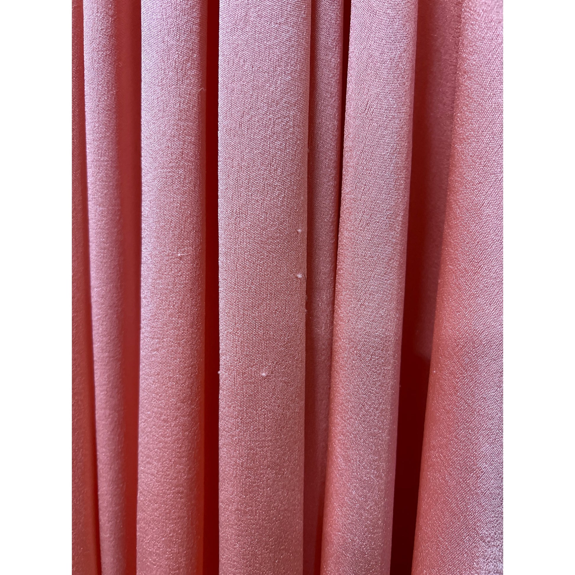 Vintage Jack Brian 1970 Maxi Dress Salmon Pink Beaded Special Evening
