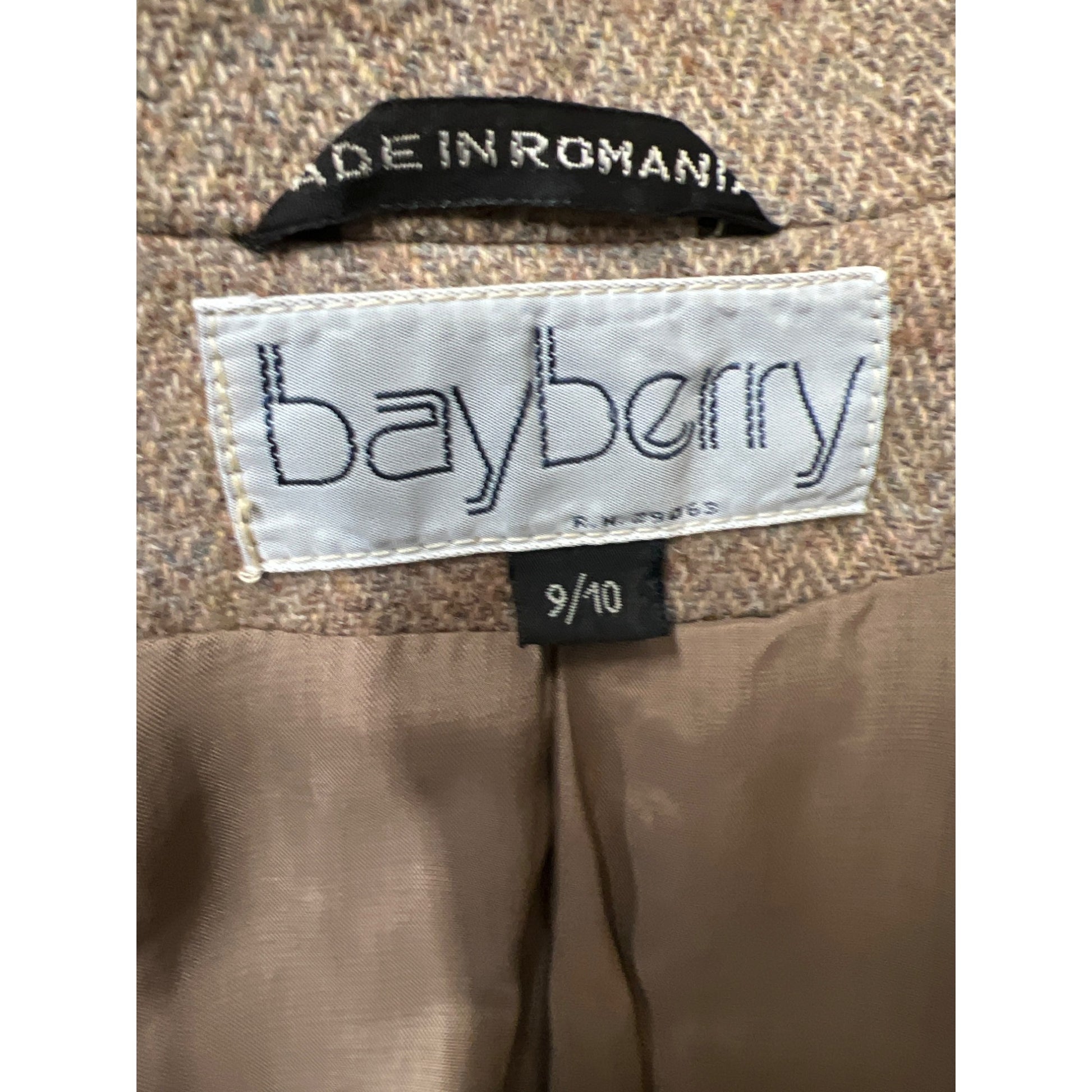 Vintage Bayberry Two-piece set Wool Skirt Jacket Suit Wool