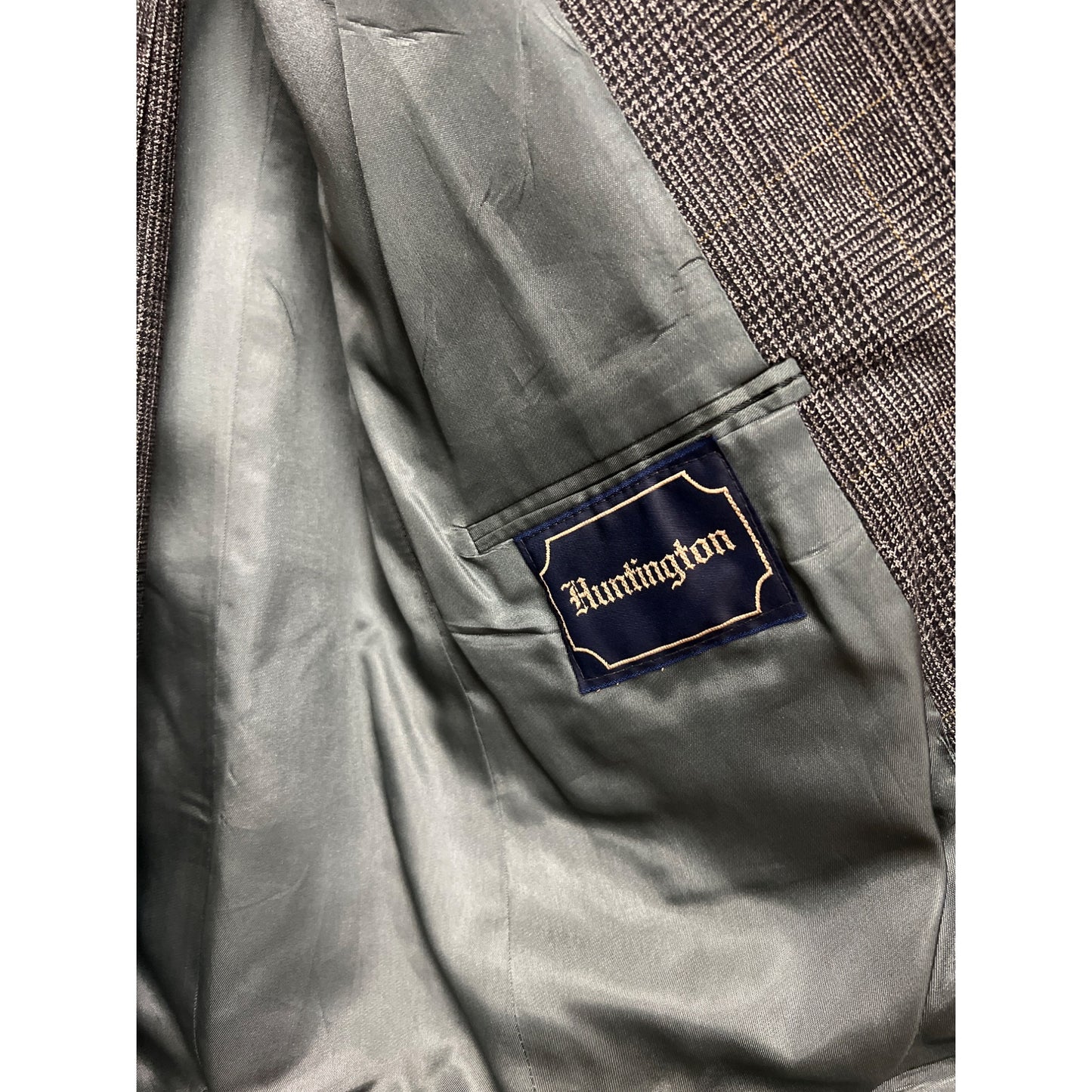 Vintage Huntington Two-piece set Suit Pleated Skirt Oversized Blazer Jacket