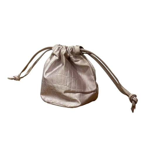 Emporio Armani Sac Drawstring Handbag Vintage Mini Bag Lilac Metallic