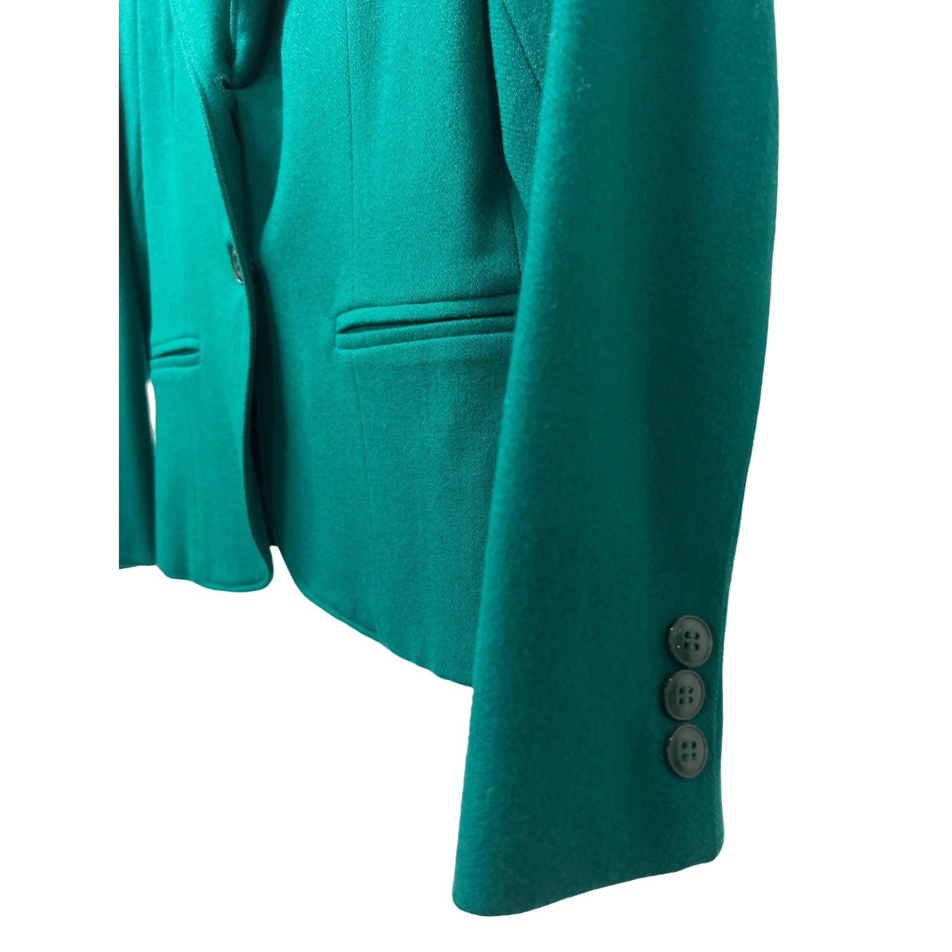 Vintage Andre Barreau New York Green Suit Two-piece Set Skirt Blazer Jacket