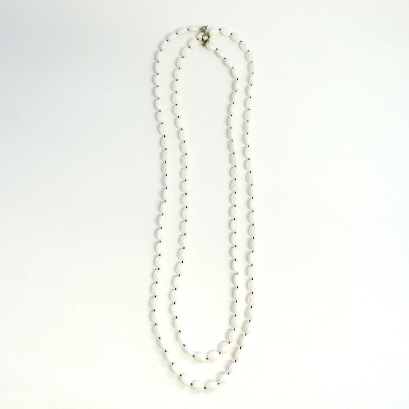 Flapper Long Necklace Vintage Plastic Jewelry