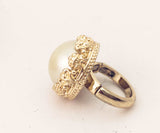 Big Pearl Cocktail Ring