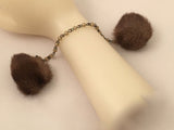 Vintage Fur Sweater Guards Clips Pearls Sustainable Fashion