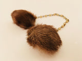 Vintage Fur Sweater Guards Clips Pearls Sustainable Fashion