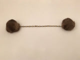 Vintage Fur Sweater Guards Clips Pearls Sustainable Fashion