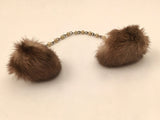 Vintage Fur Sweater Guards Clips Pearls Sustainable Fashion