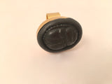 Gay Isber Scarab Ring 24Kt Gold Plate Contemporary Design Jewelry