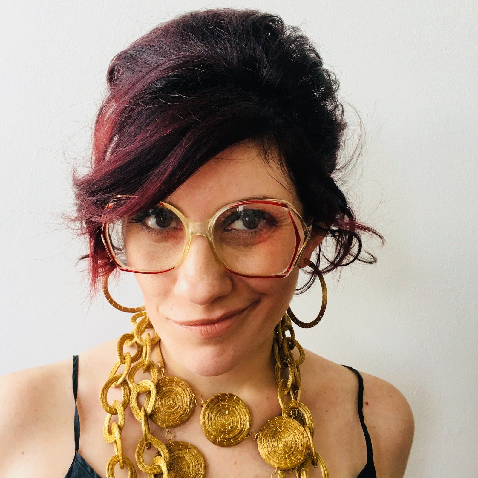 Catherine Red Glasses Eyewear Vintage Accessory