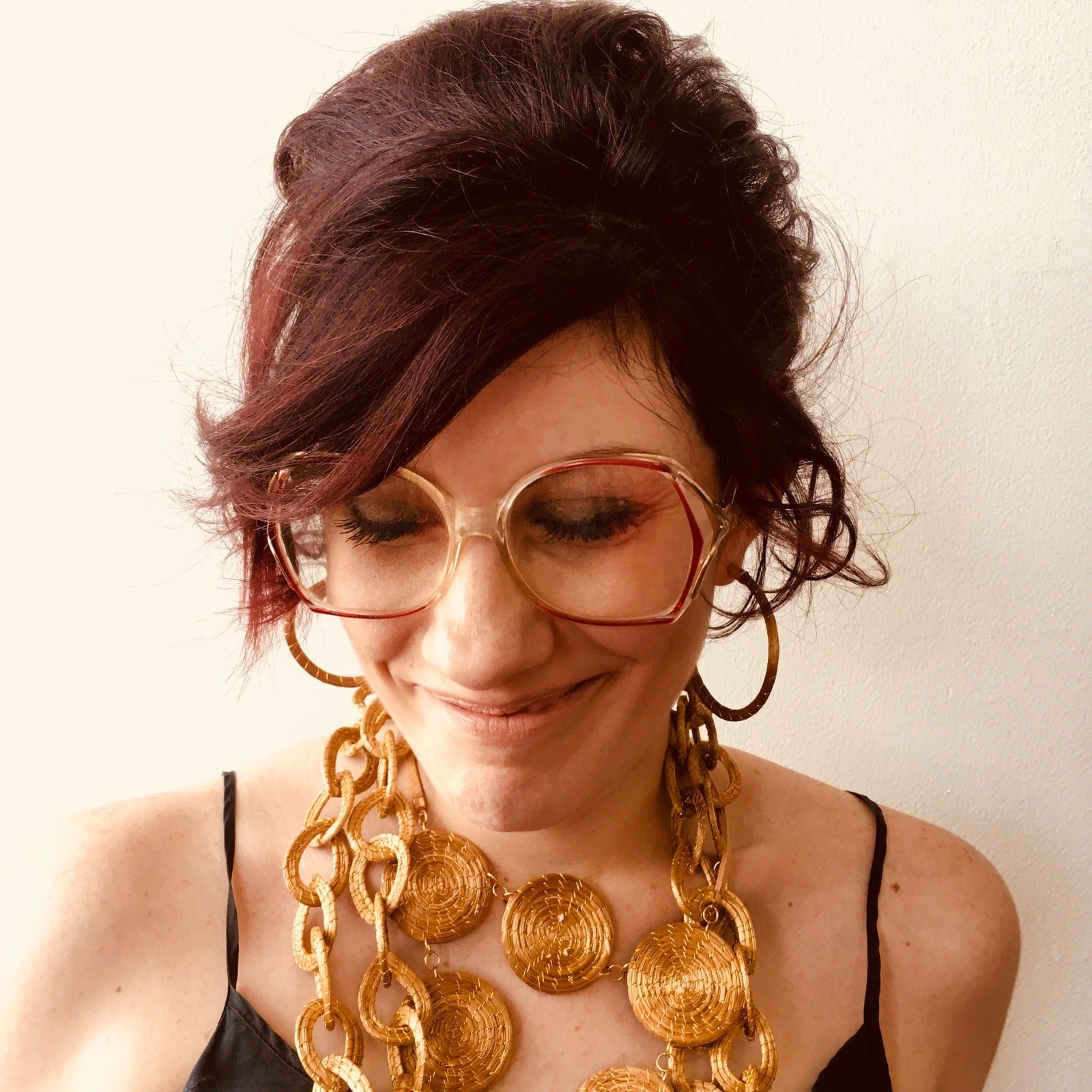 Catherine Red Glasses Eyewear Vintage Accessory