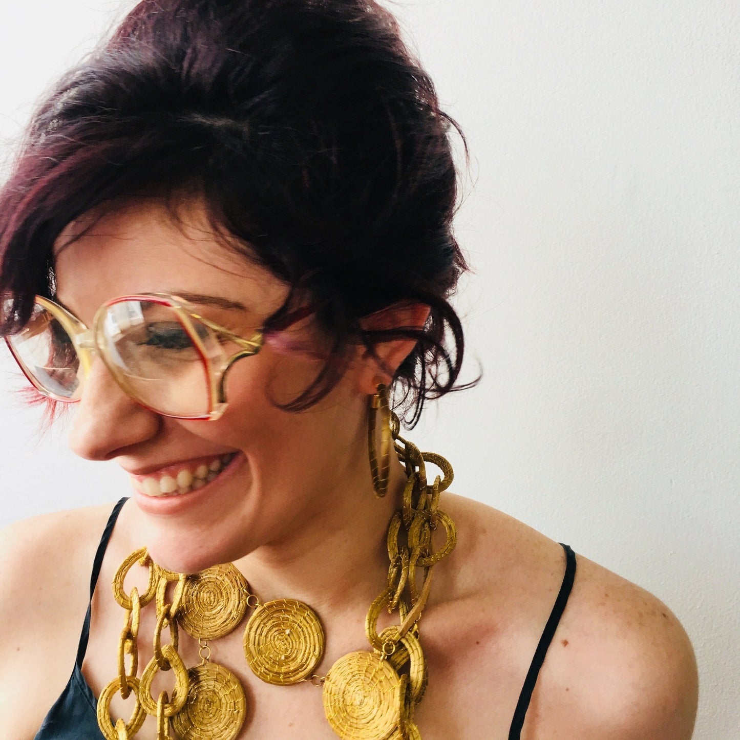 Catherine Red Glasses Eyewear Vintage Accessory