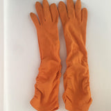 Max Meyer Orange Gloves Vintage Accessory