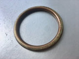 Copper Gold Metal Spacer Bangle Bracelet Vintage Jewelry