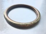 Copper Gold Metal Spacer Bangle Bracelet Vintage Jewelry