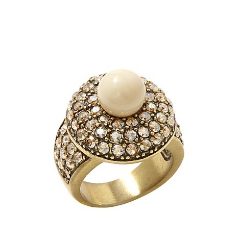 Heidi Daus Jewelry Posh and Proper Pavé Crystal Round Ring