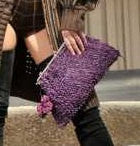 Leather Crochet Bag Handmade Accessory made in Brazil