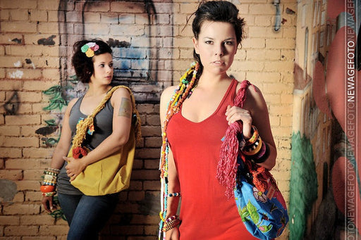 Suede Leather Slouch Bag Hobo Handbag Bohemian XITA Handmade