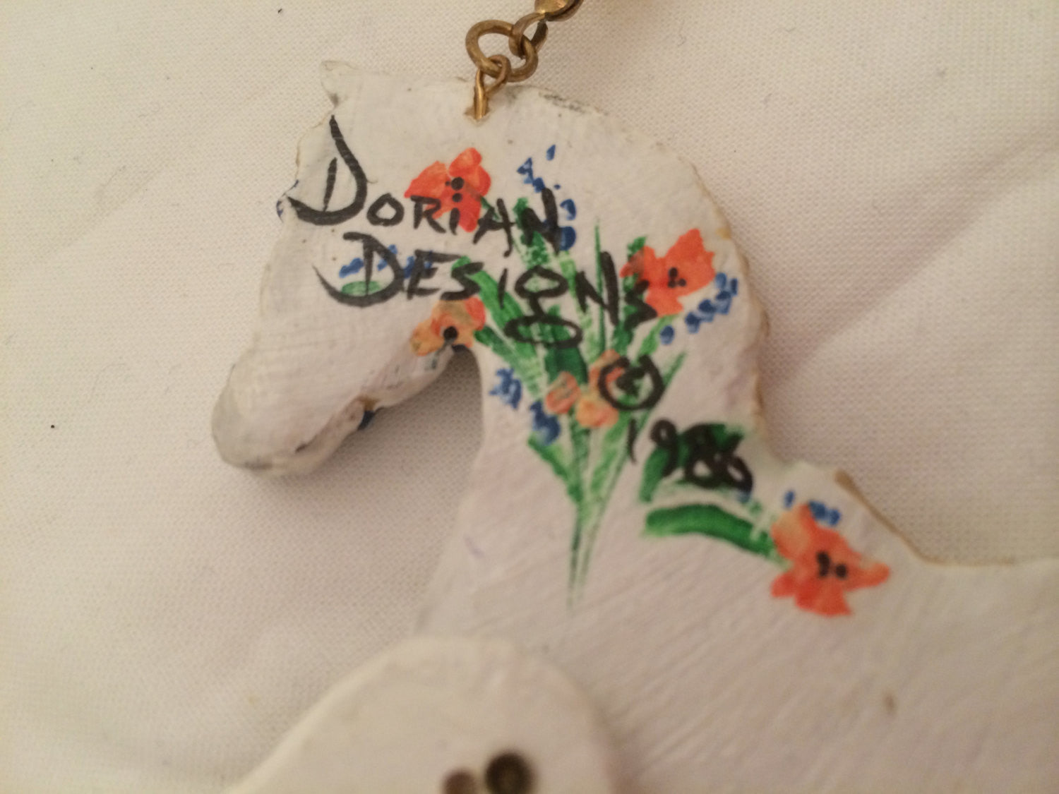Dorian Designs Necklace Horse Pendant Vintage Jewelry