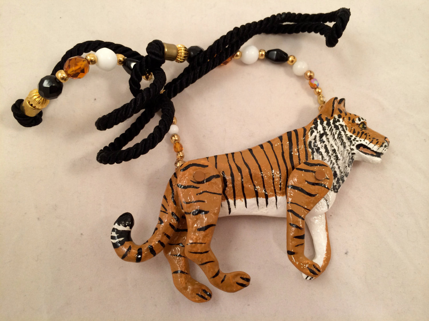 Dorian Designs Necklace Tiger Wild Cat Pendant