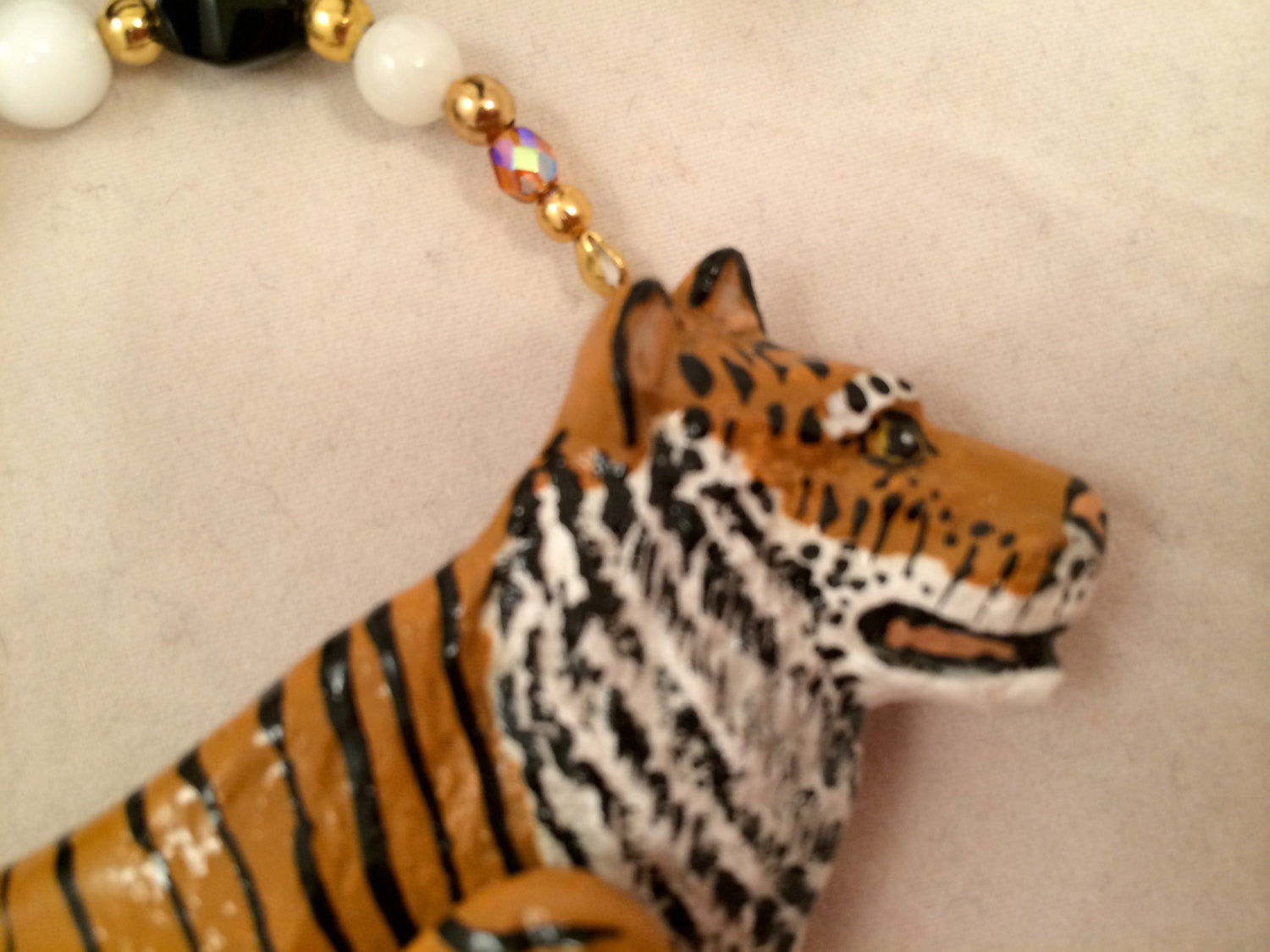 Dorian Designs Necklace Tiger Wild Cat Pendant