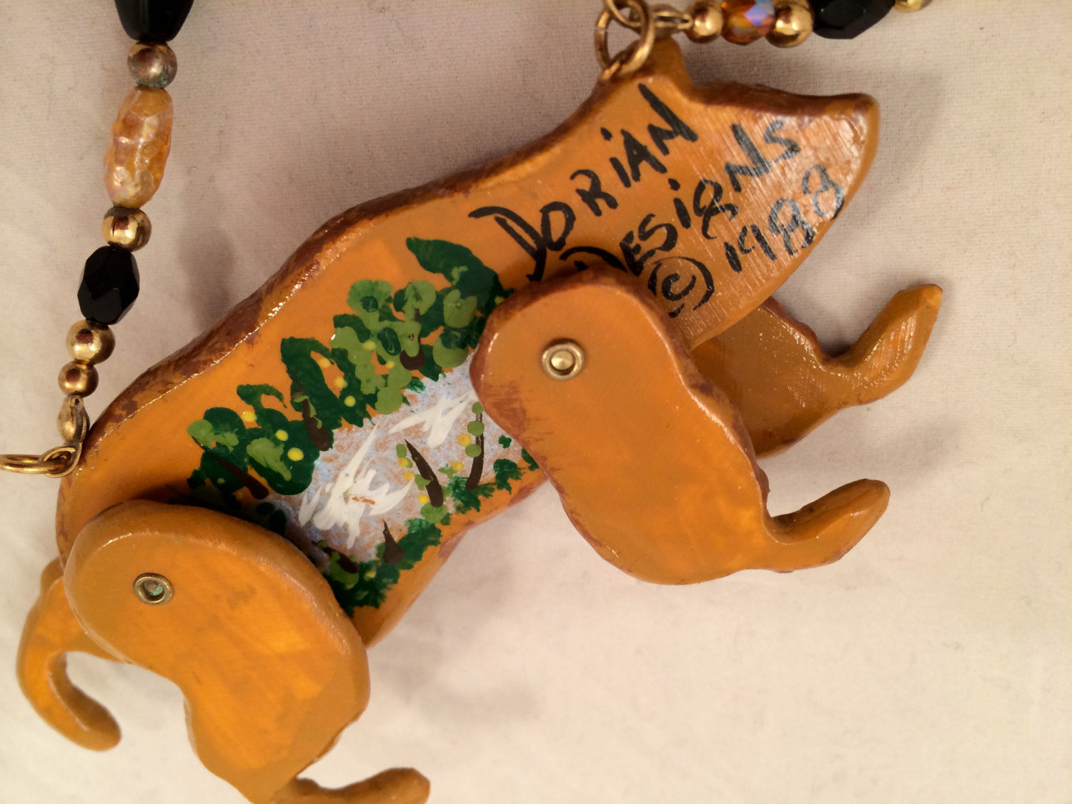 Dorian Designs Necklace Grizzly Bear Pendant