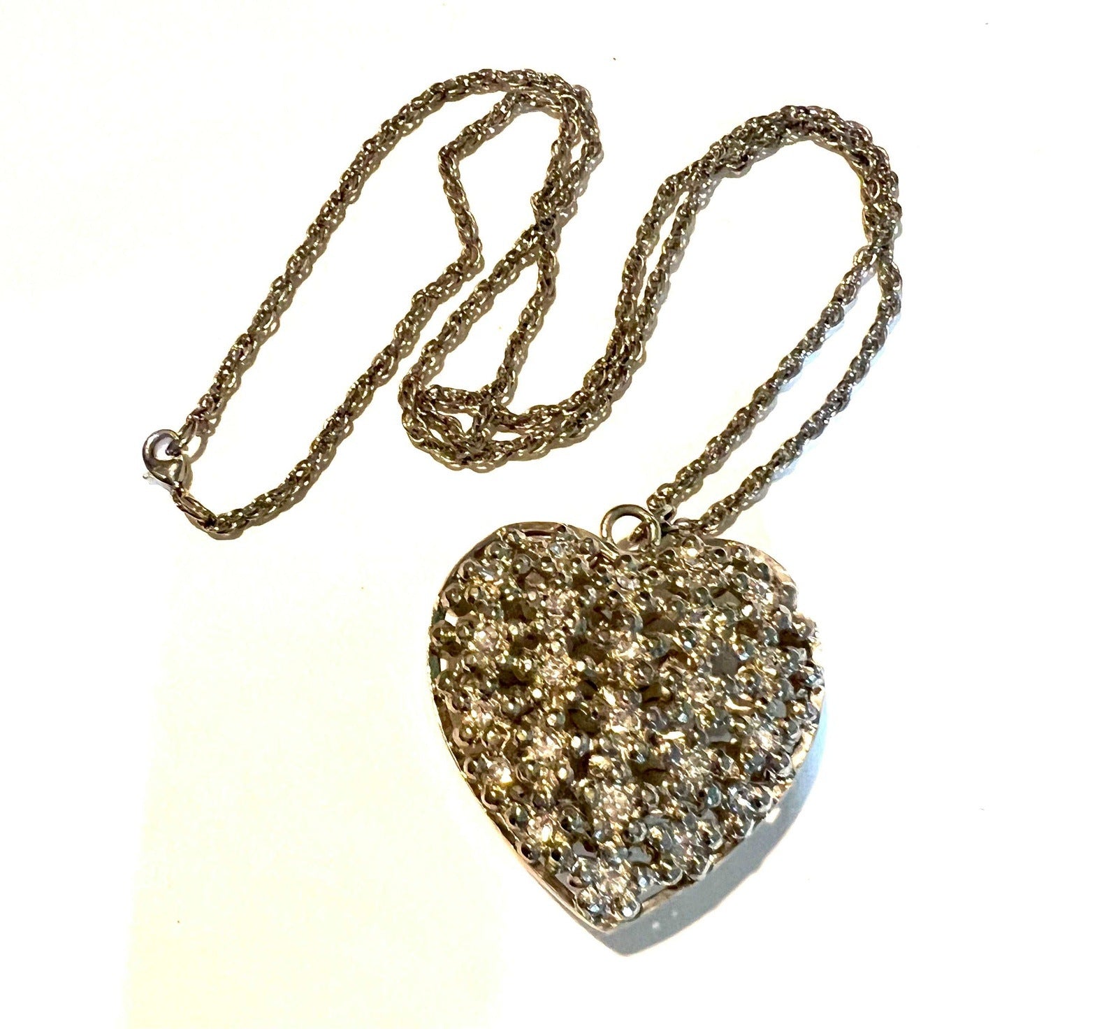 Big Shine Heart Pendant Necklace